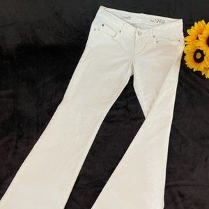 Gap Jeans (1969 - Sexy Boot) - White - Size 9/10 (28 Regular Length)